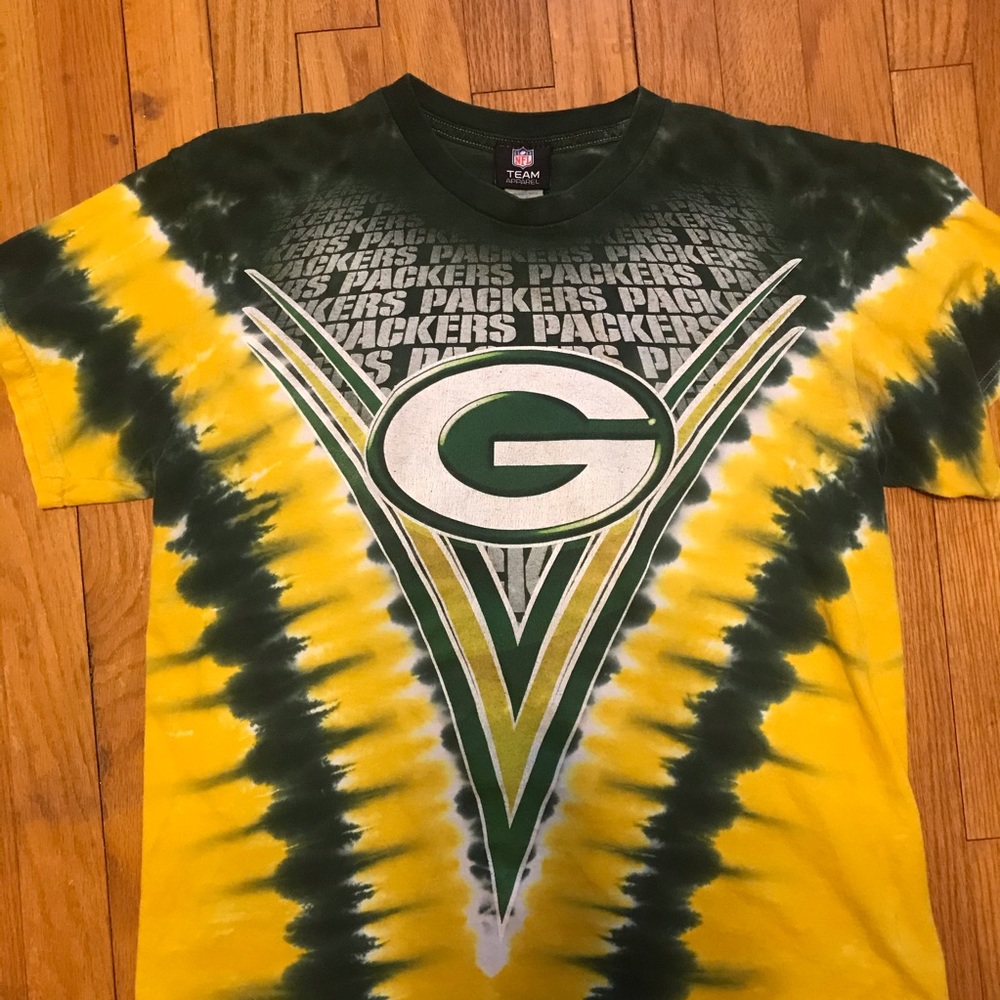 [Green Bay Packers] Vintage NFL Tie-Dye T-Shirt - Picture 8 of 16